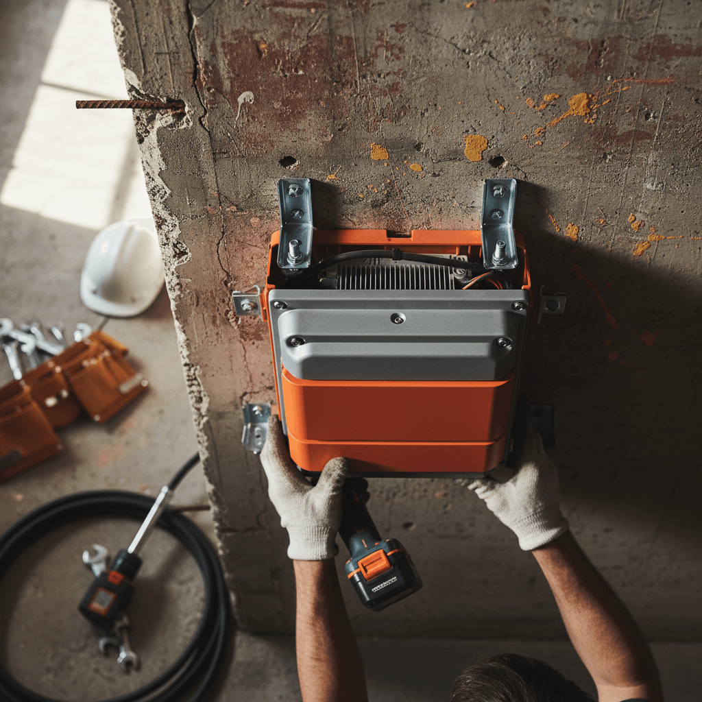 Solar inverter mounting and installation