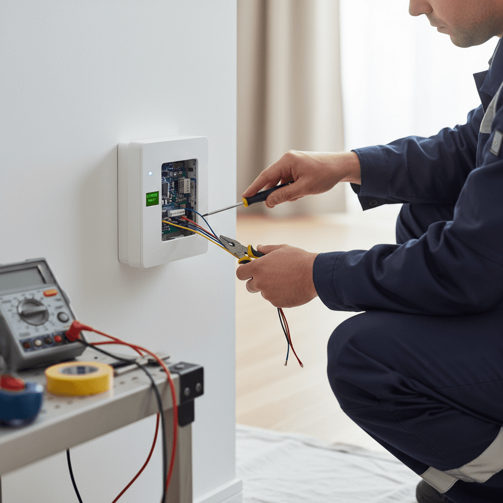 Alarm system installation