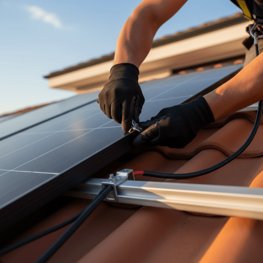 Solar system installation